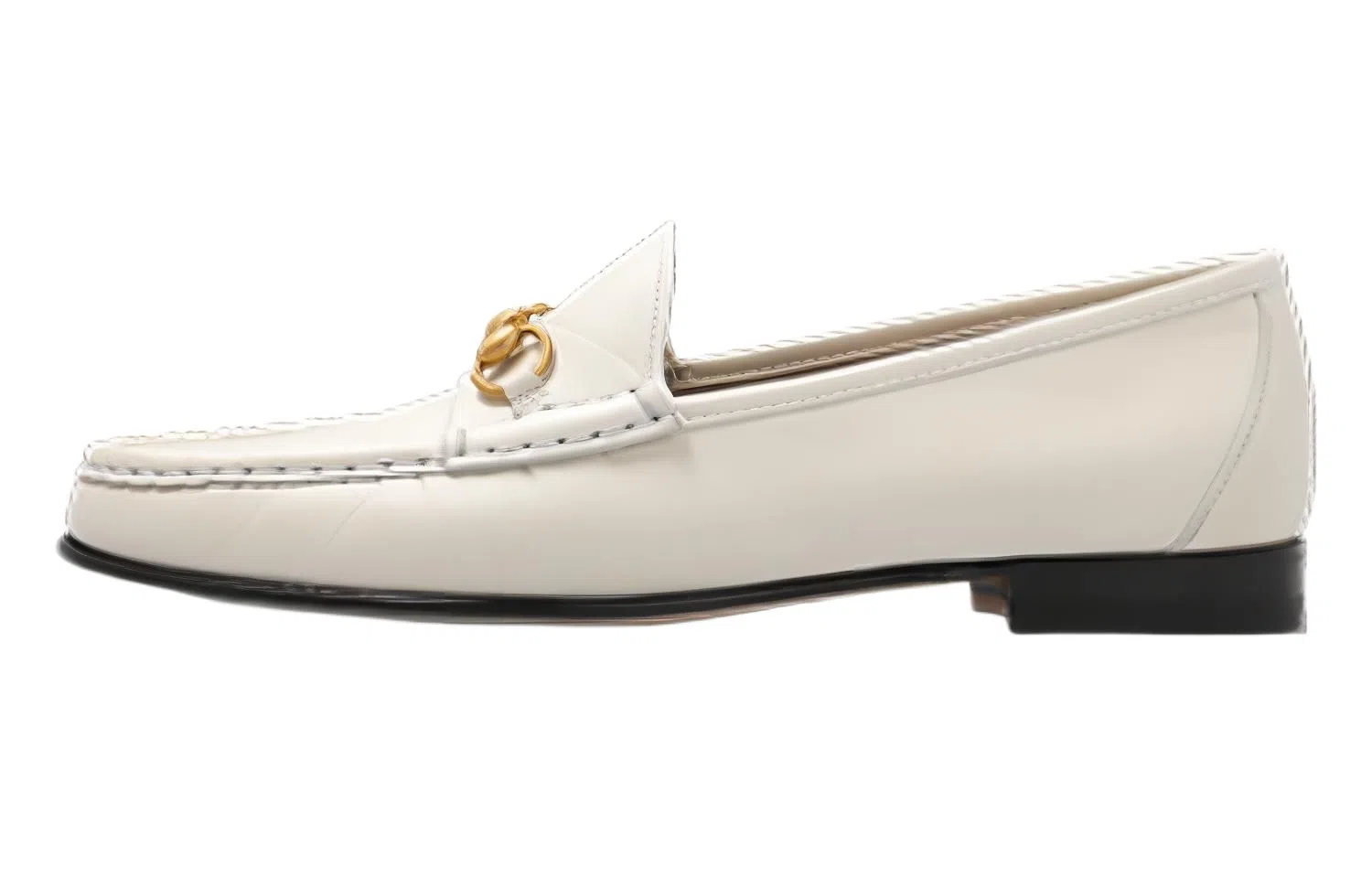 Gucci 1953 Horsebit Loafers White
