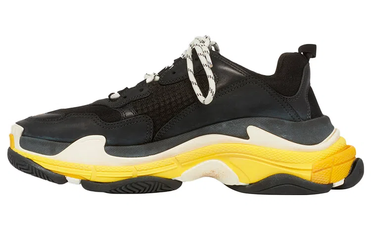 Balenciaga Triple S Black Yellow