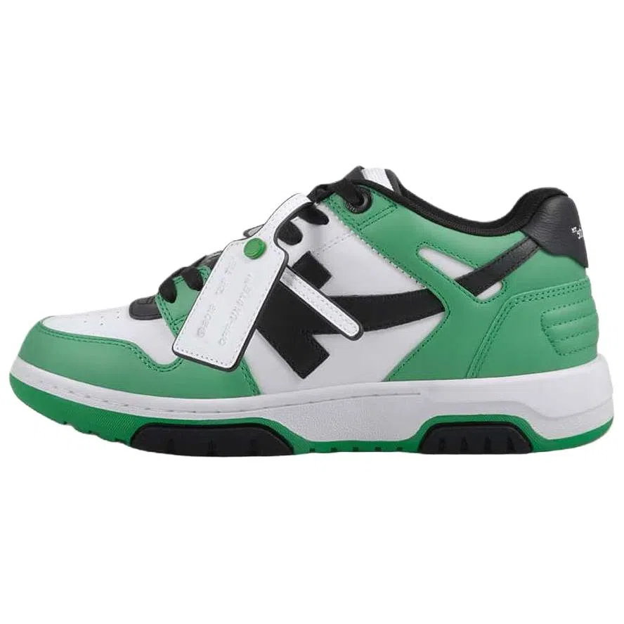 OFF-WHITE Low Top Sneakers Black Green