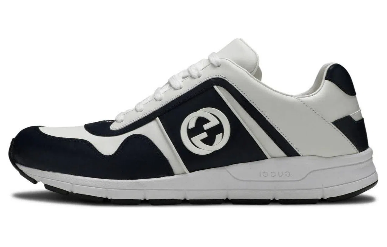 Gucci Double G Logo Black White