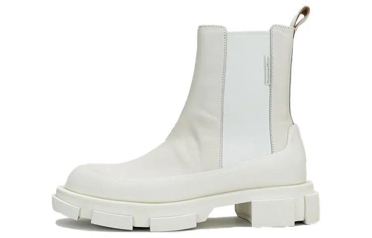 Both Gao Chelsea Boots White