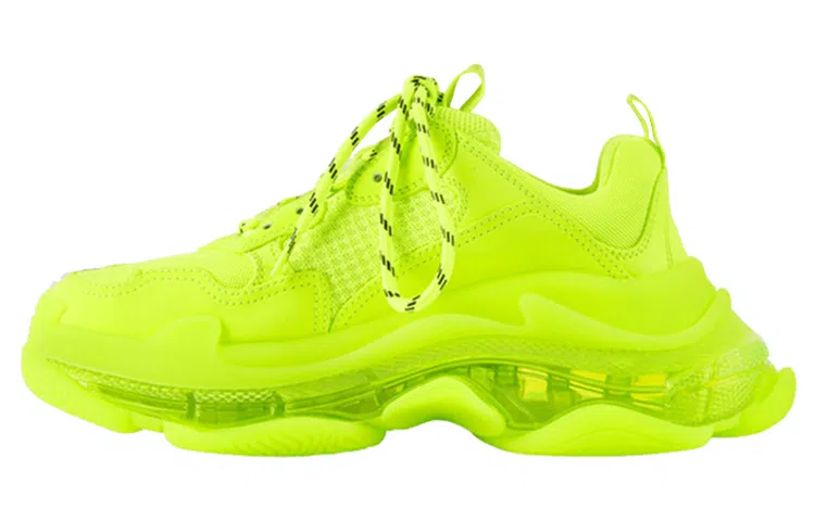 Balenciaga Triple S Clear Sole Fluorescent Yellow