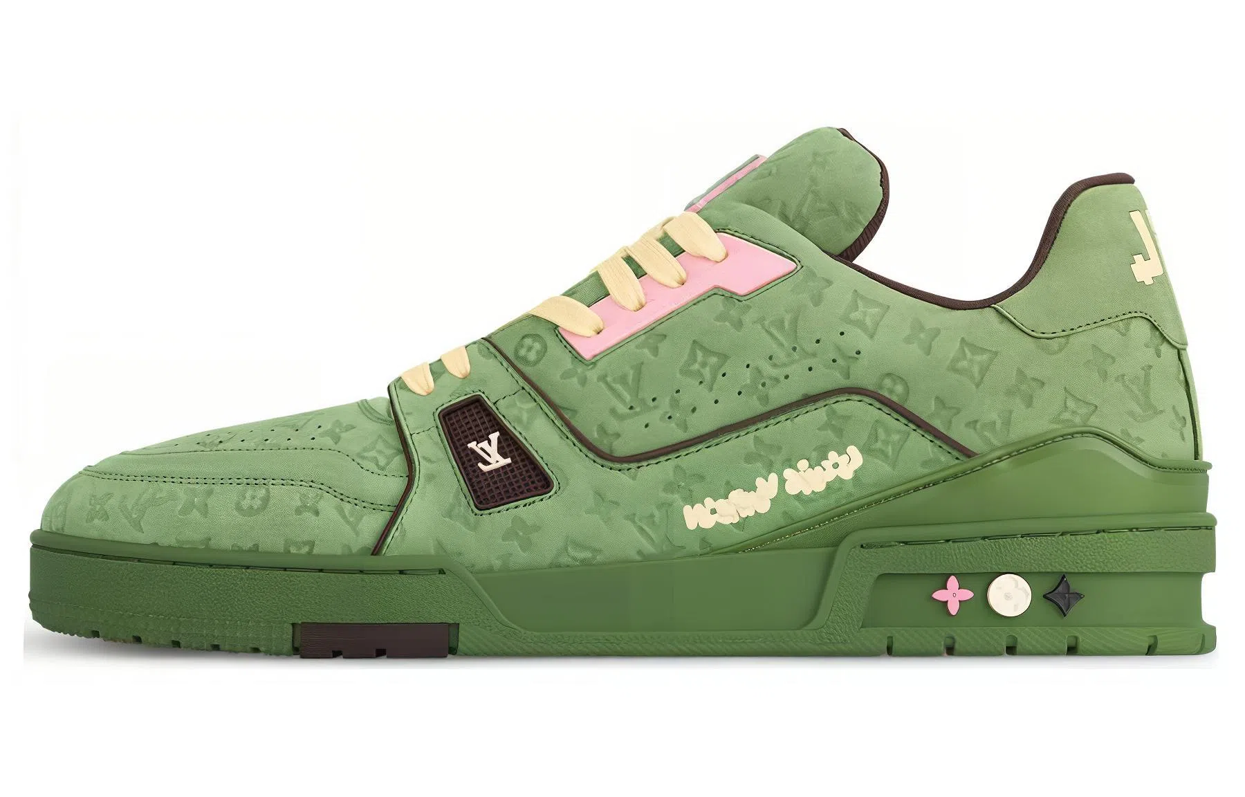Tyler x Louis Vuitton Trainer Low Green