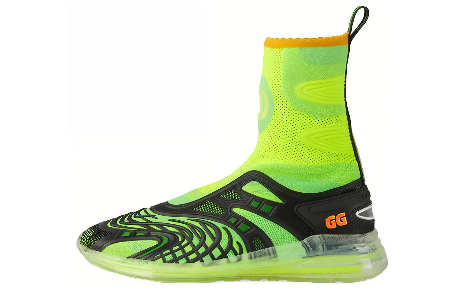 Gucci Ultrapace R High-Top Sneakers Green