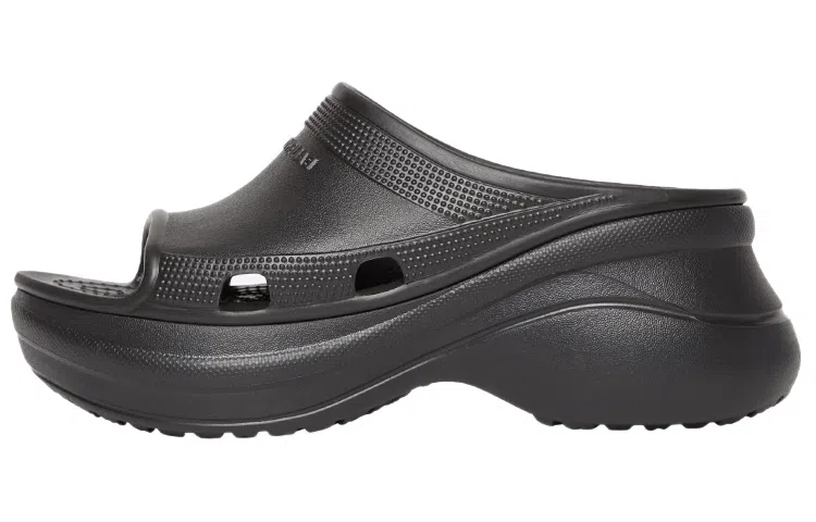 Balenciaga Pool Crocs Black