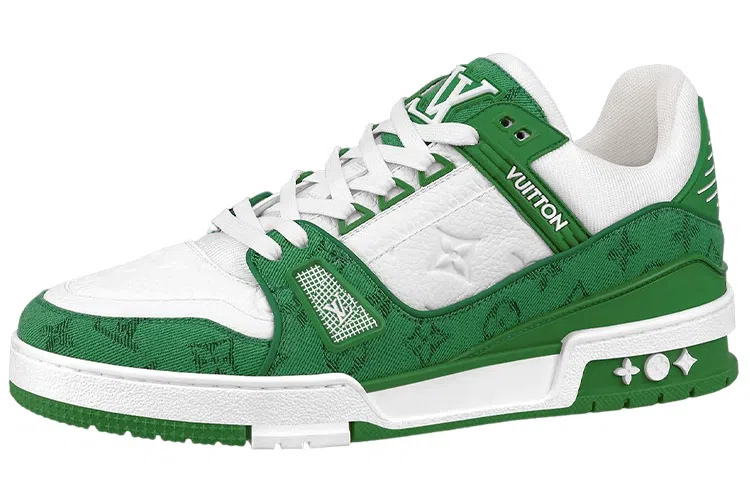 Louis Vuitton Trainer Low Green White