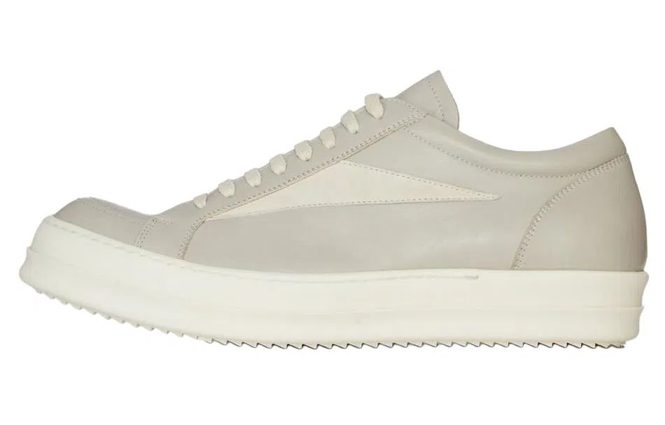Rick Owens Low Sneakers White