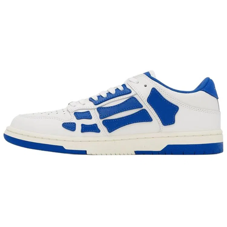 AMIRI Skel-Top White Blue