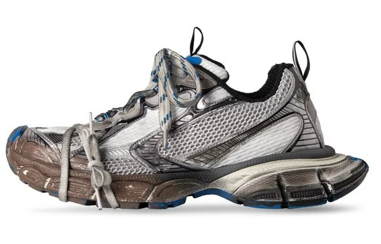 Balenciaga 3XL Silver Blue