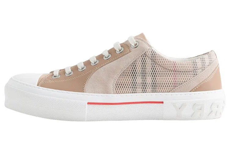 Burberry Vintage Low Top Sneakers Beige
