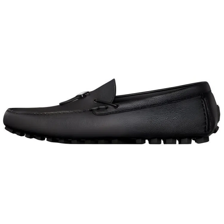 Dior CD Leather Loafers Black