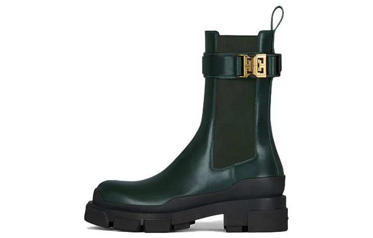 Givenchy Terra Chelsea Boots Green