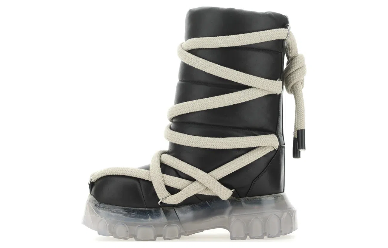 Rick Owens Luxor Black Boots