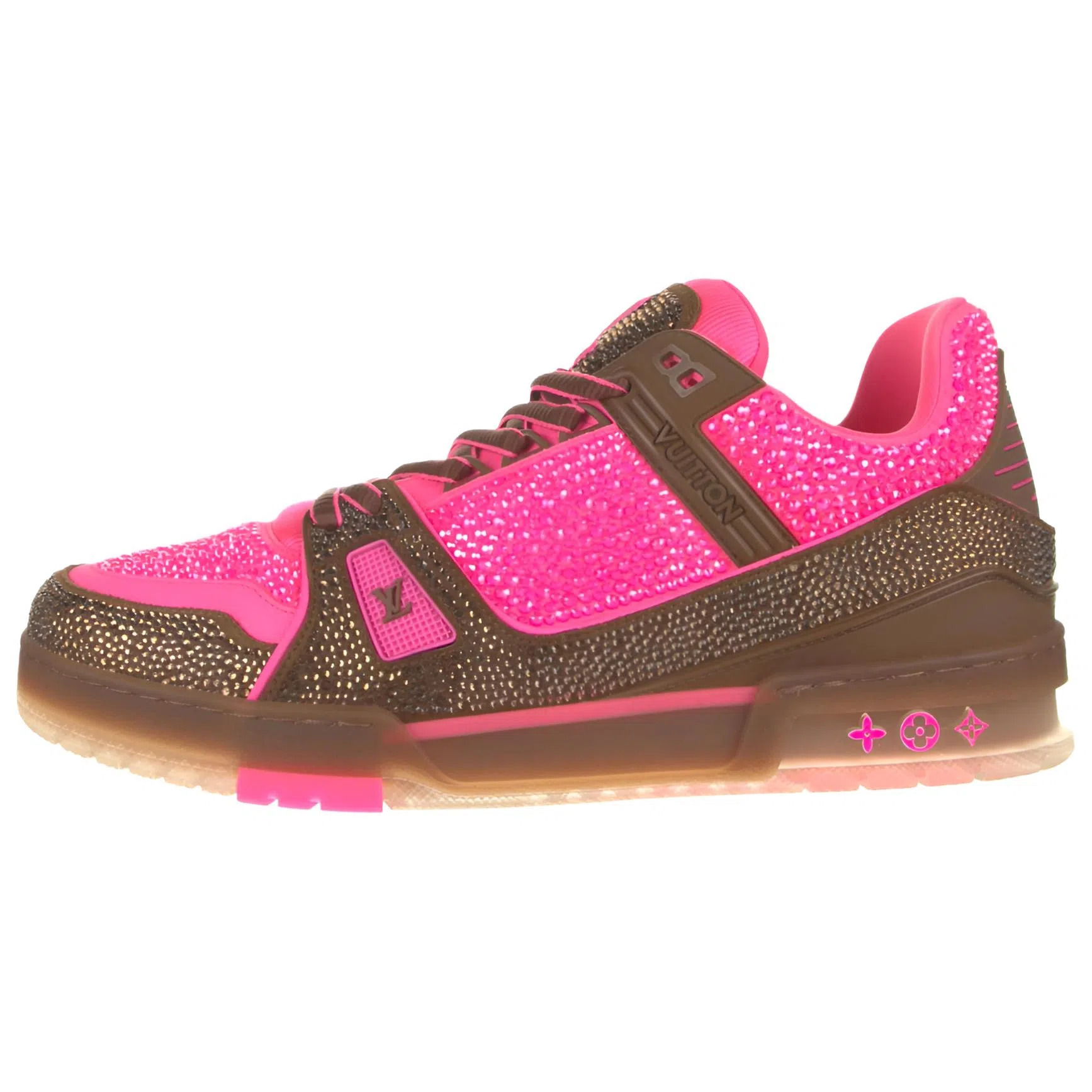 Louis Vuitton Trainer Pink Brown