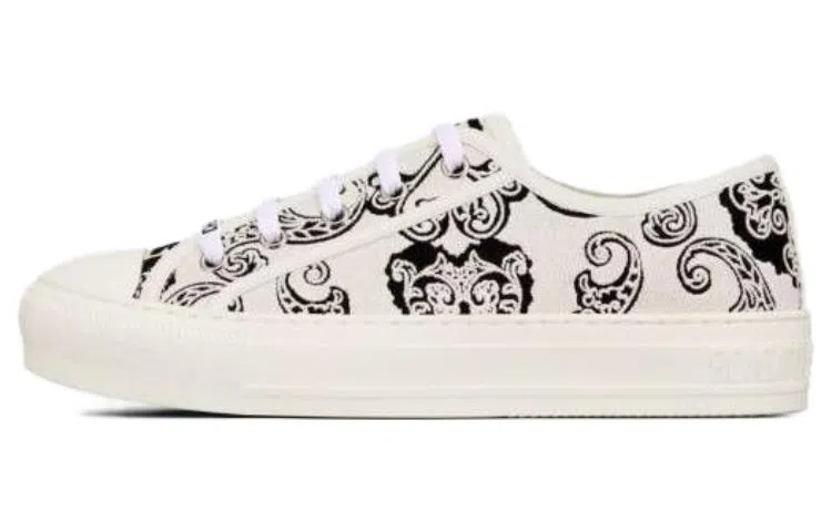 DIOR Walk'n'Dior Low Top Sneakers Black White