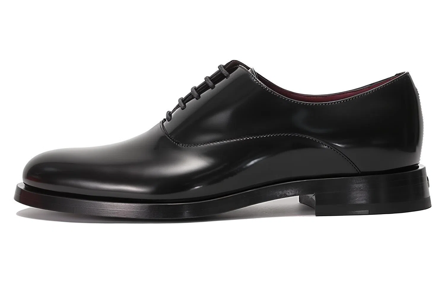 Valentino Leather Dress Shoes Black