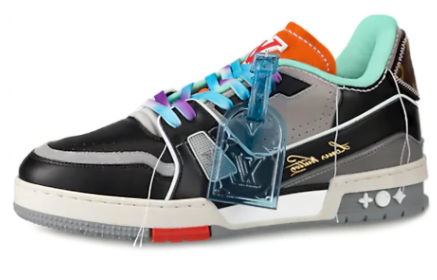 Louis Vuitton Trainer Black Blue