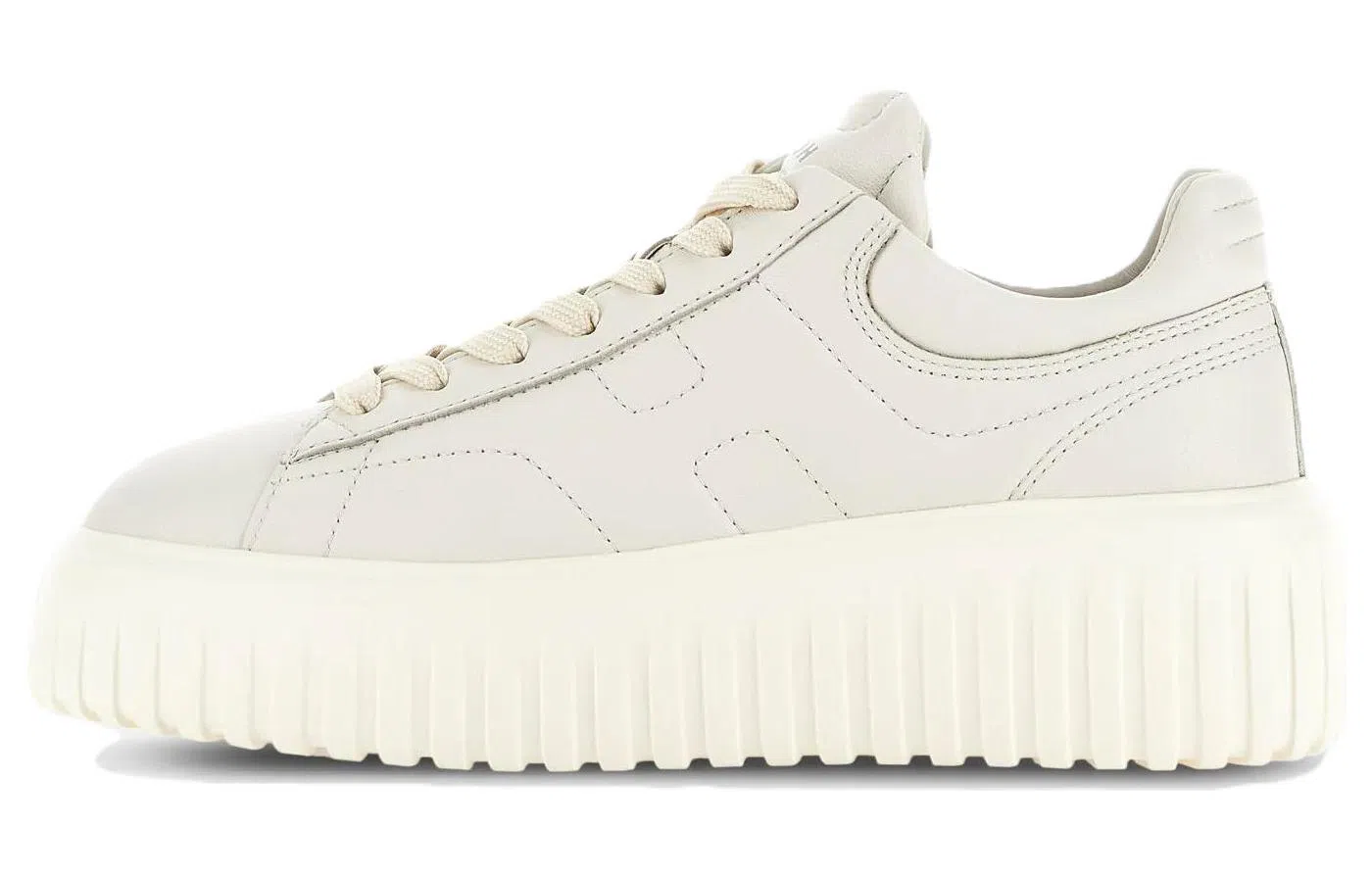 Hogan Low Top Ivory Leather Sneakers