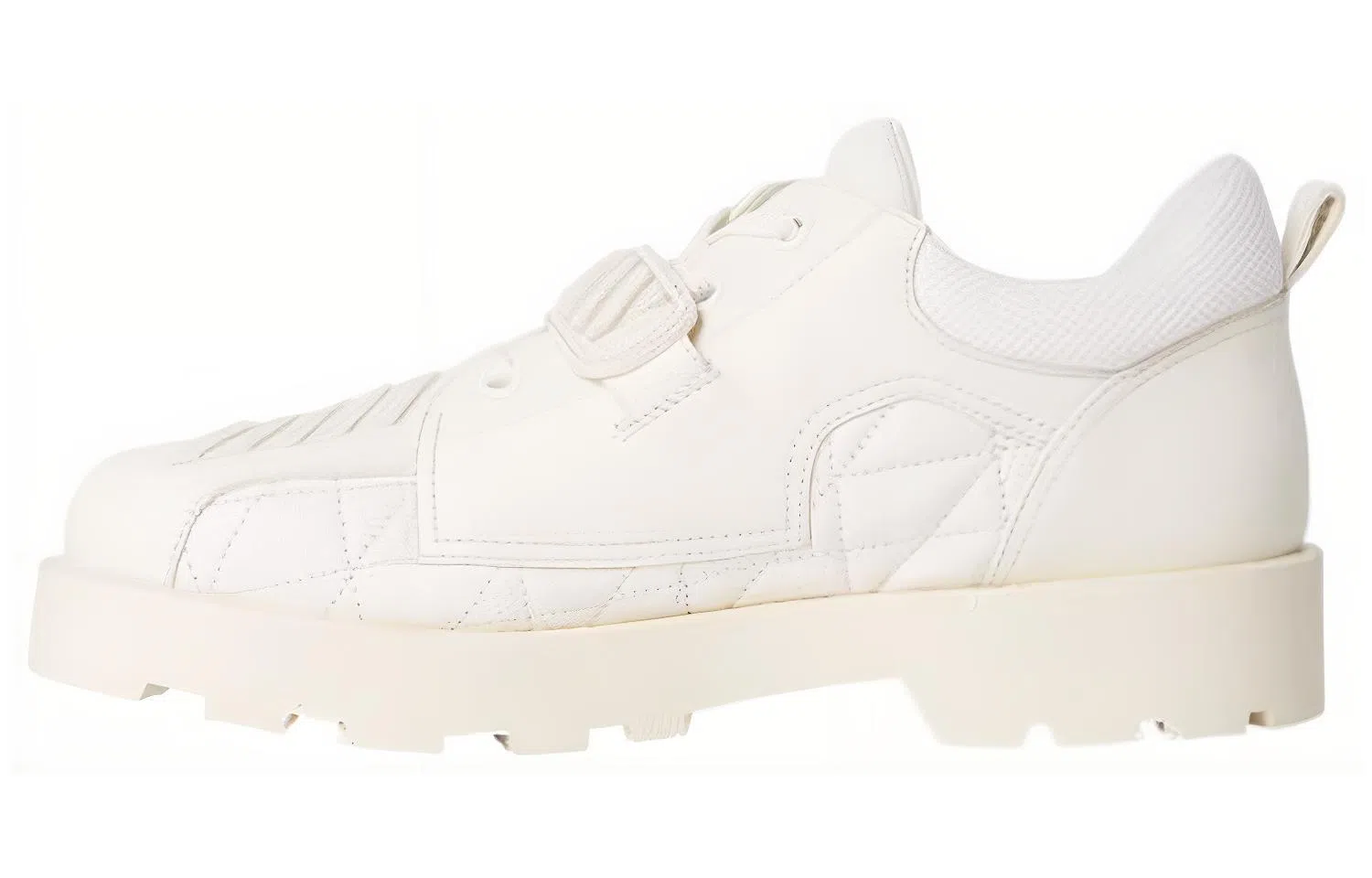 Gucci Leather Low-Top Sneakers White