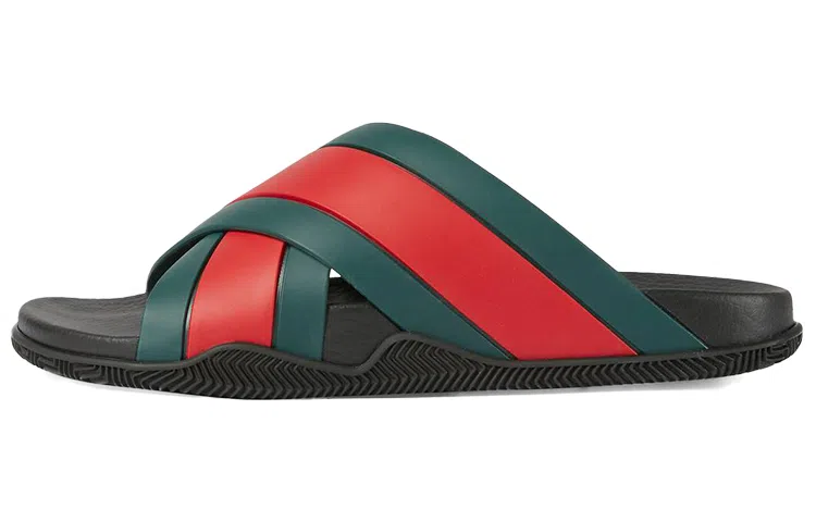Gucci Slides Red Green