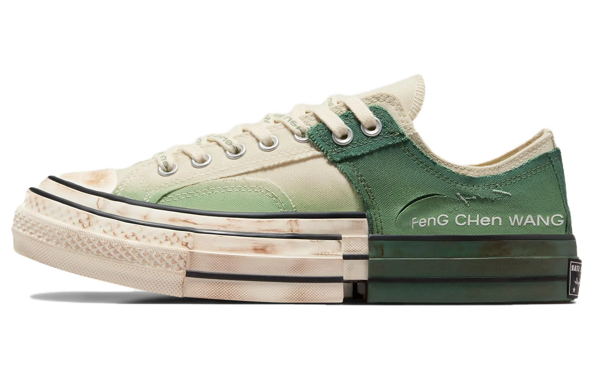 Converse x Feng Chen Wang Low Canvas Off-White Green