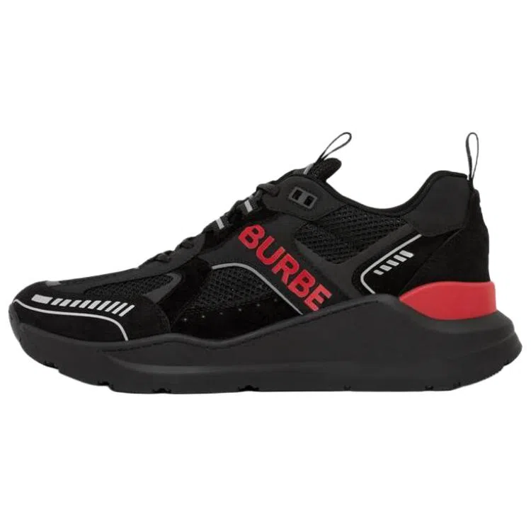Burberry Running Shoes Black Red