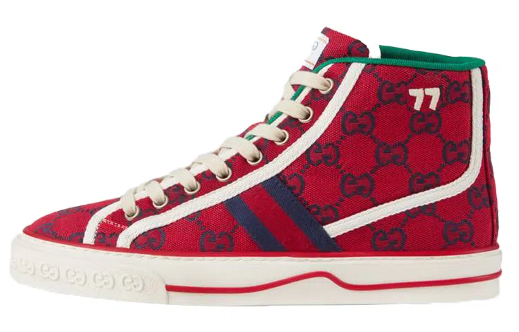 Gucci Tennis 1977 High Top Red
