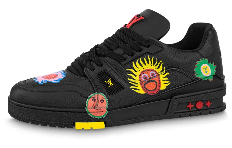 Yayoi Kusama x Louis Vuitton Trainer Black
