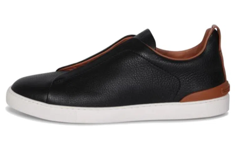 Zegna Triple Stitch Black