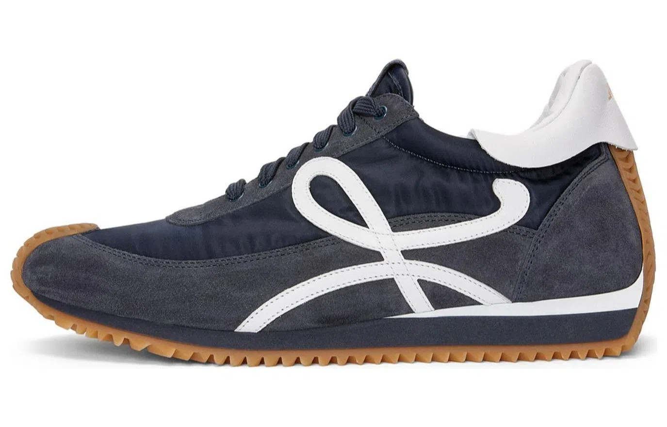 Loewe Low Top Leather Sneakers Blue