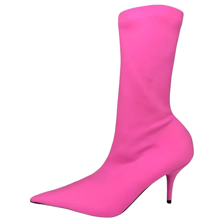 Balenciaga Knife Pink Boot