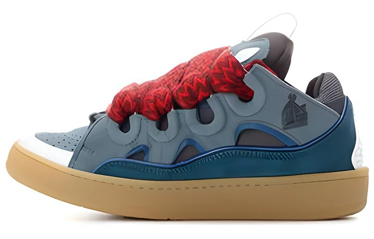 Lanvin Curb Blue Red