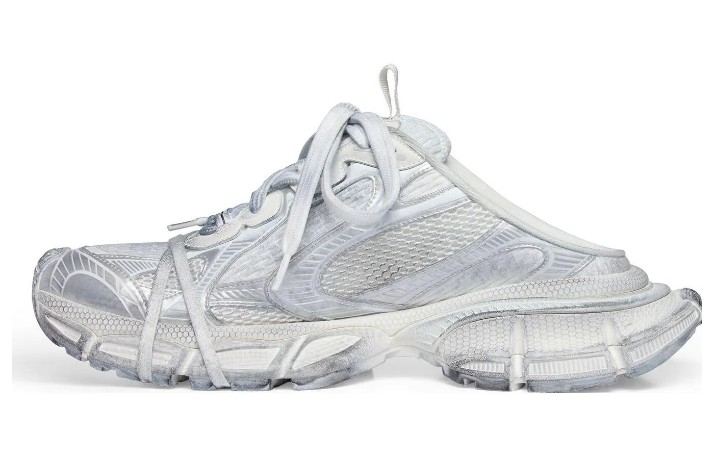 Balenciaga 3XL Silver White