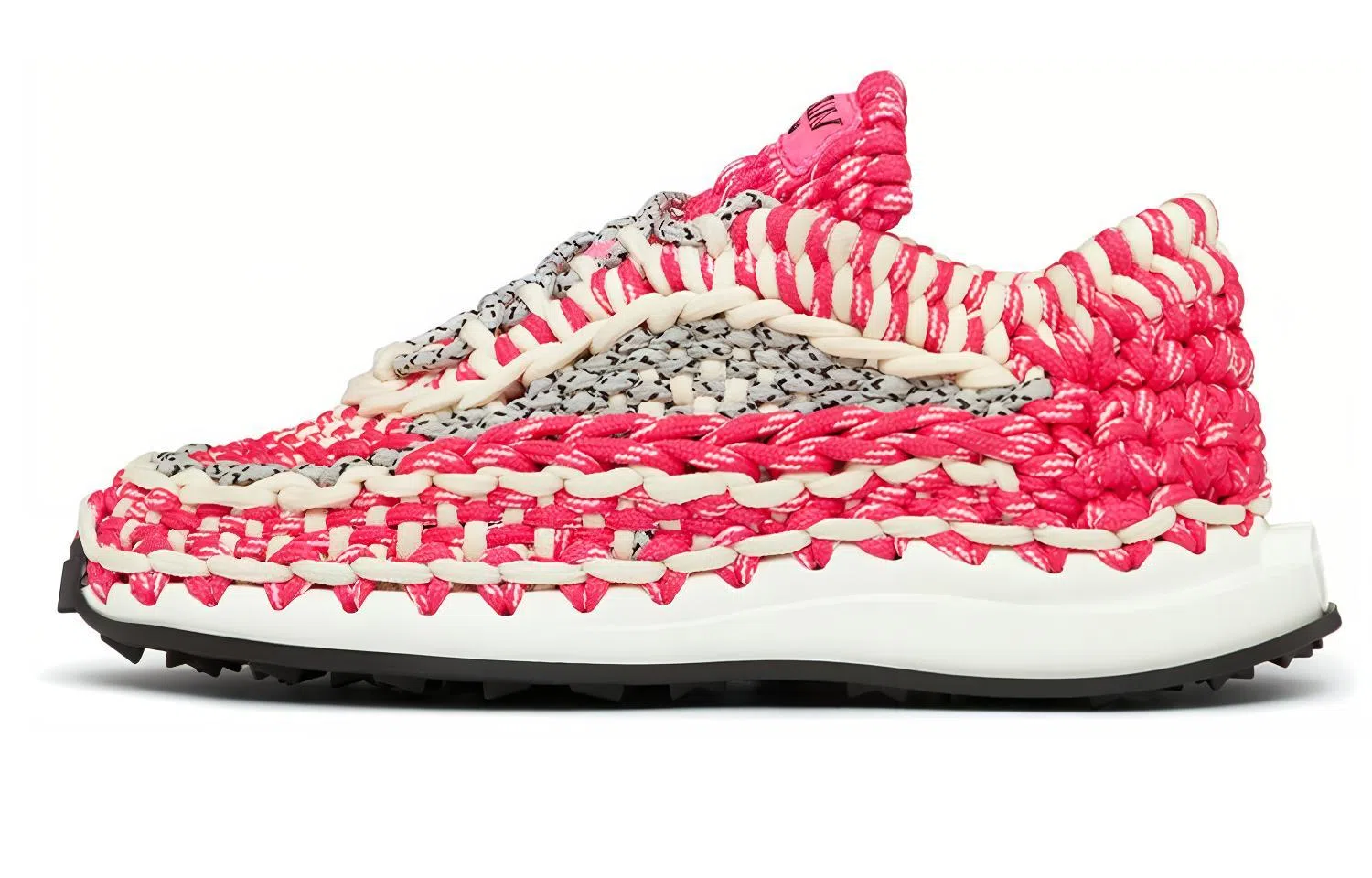 Valentino Crochet Low-Top Sneakers Red