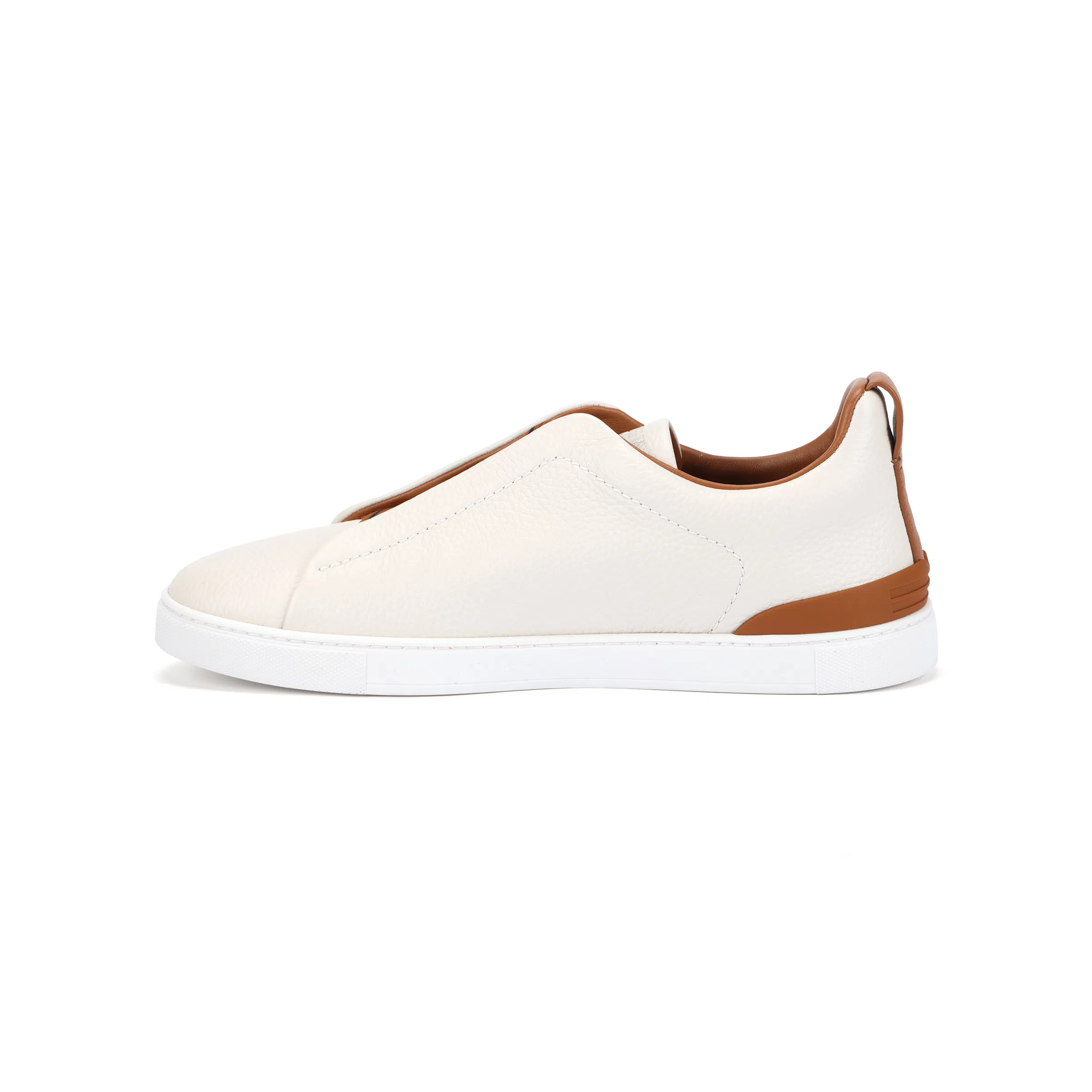 Zegna Triple Stitch White