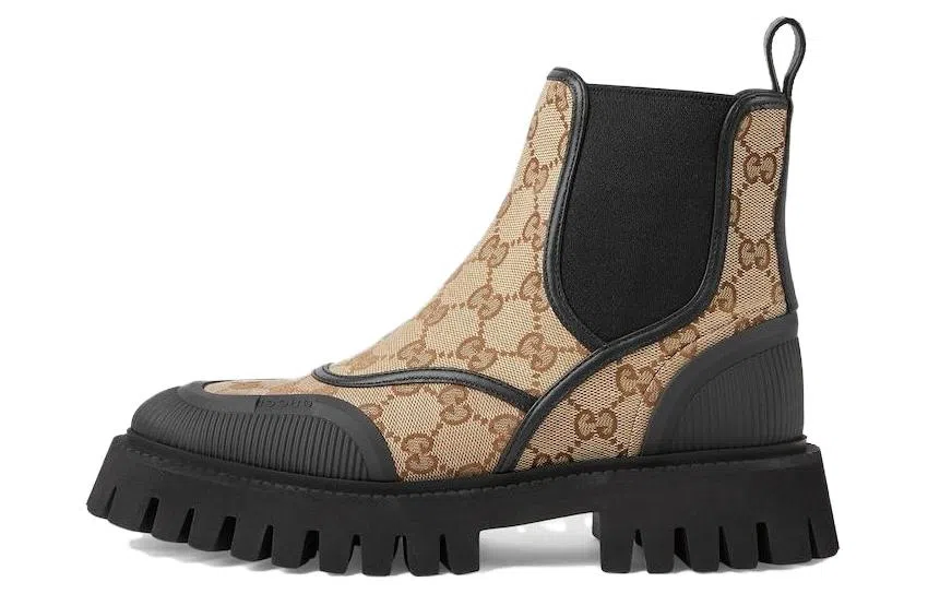 Gucci Chelsea Boots Beige