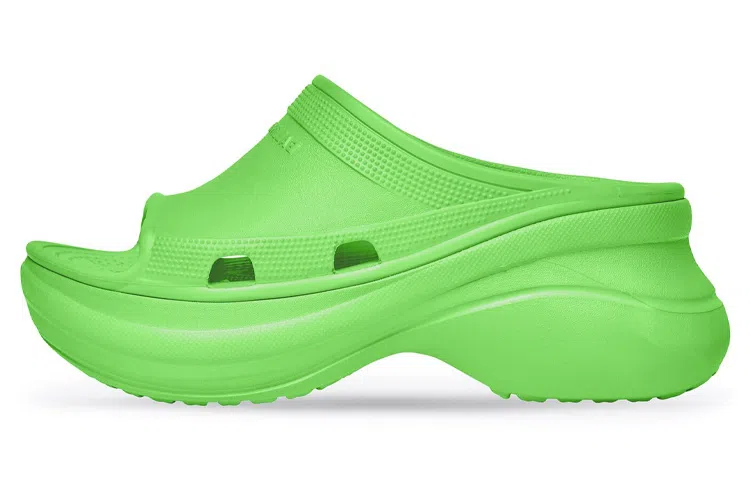 Balenciaga Pool Crocs Green