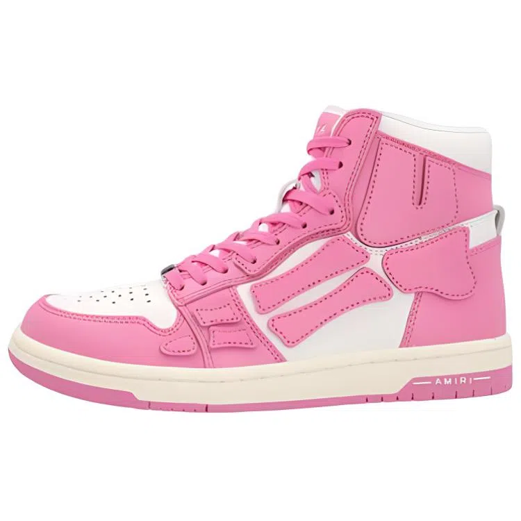 AMIRI Skel-Top Hi Pink White