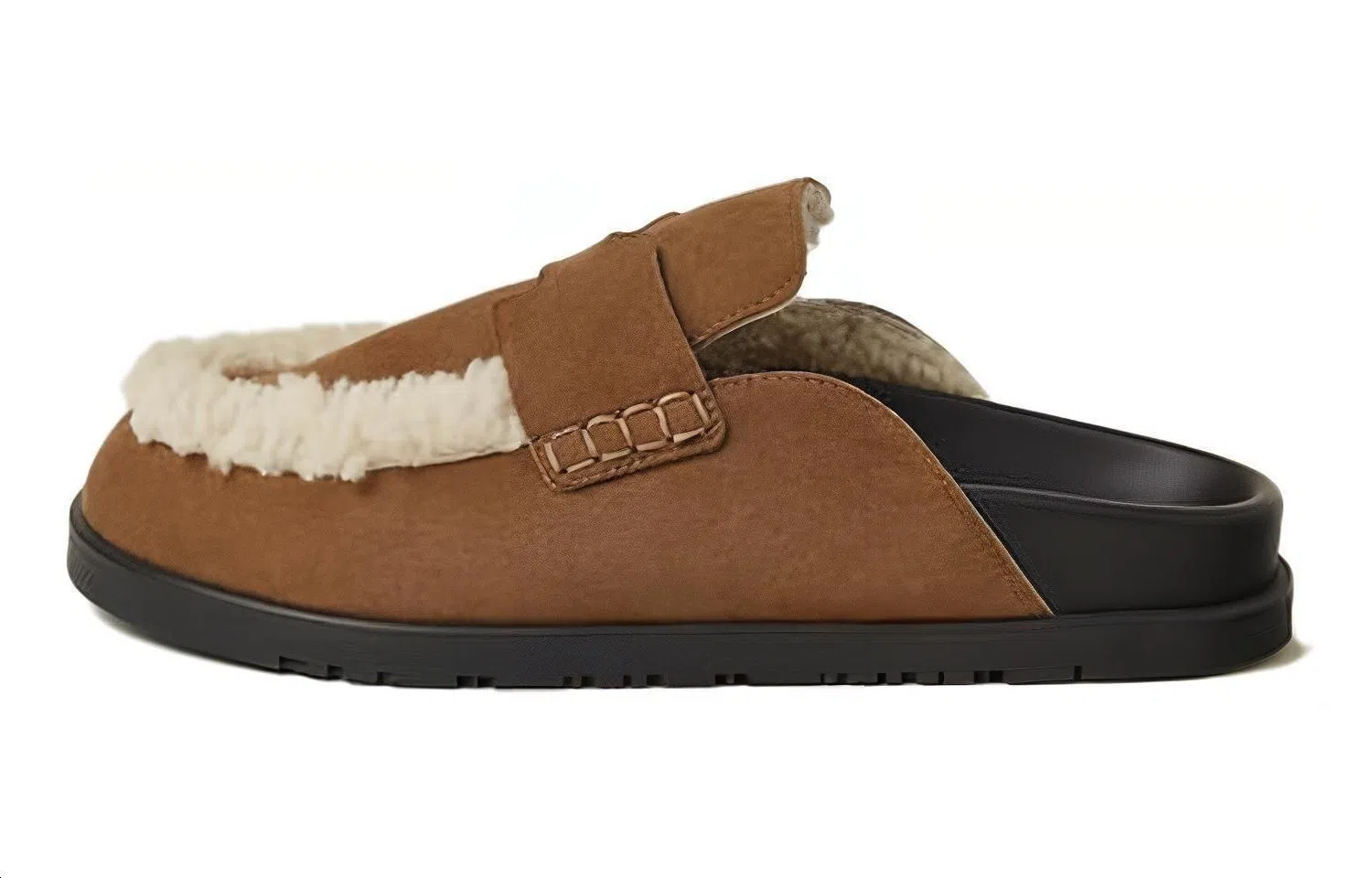 Hermes Daily Comfort Slides Brown