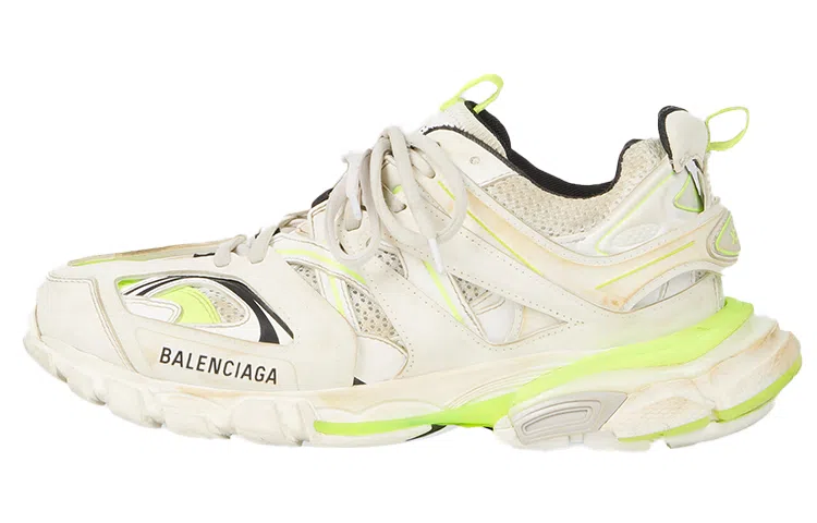 Balenciaga Track 1.0 Worn Out White Green