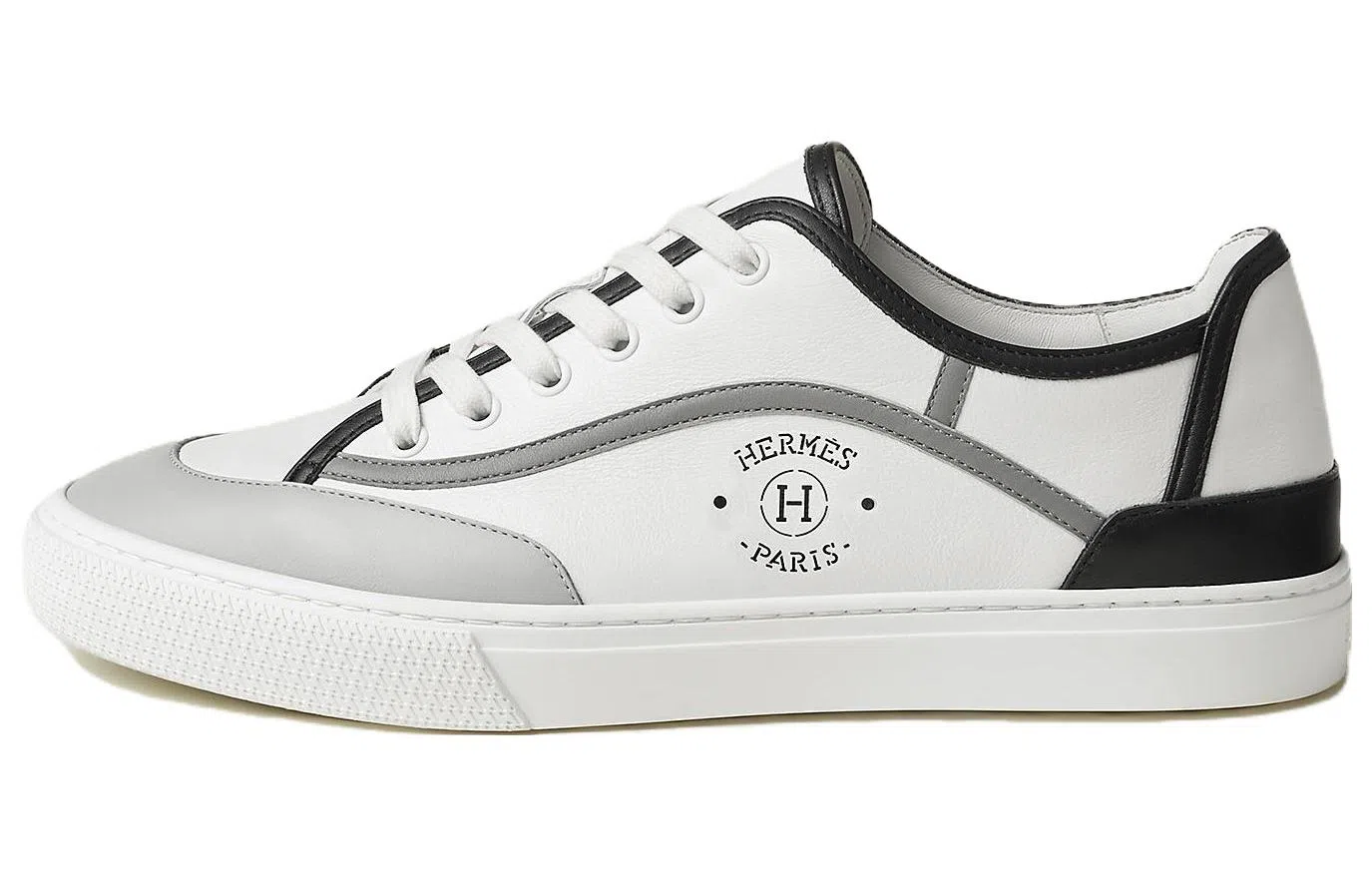 HERMES Get Low-Top Sneakers White Grey