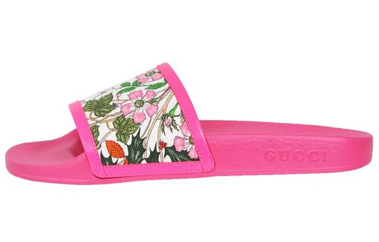 Gucci Pursuit Pool Slide "Pink Floral"