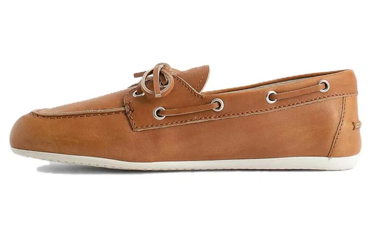Miu Miu Brown Boat Shoes