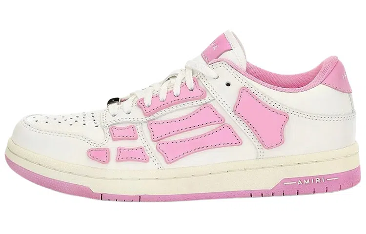 AMIRI Skel-Top Low Pink White