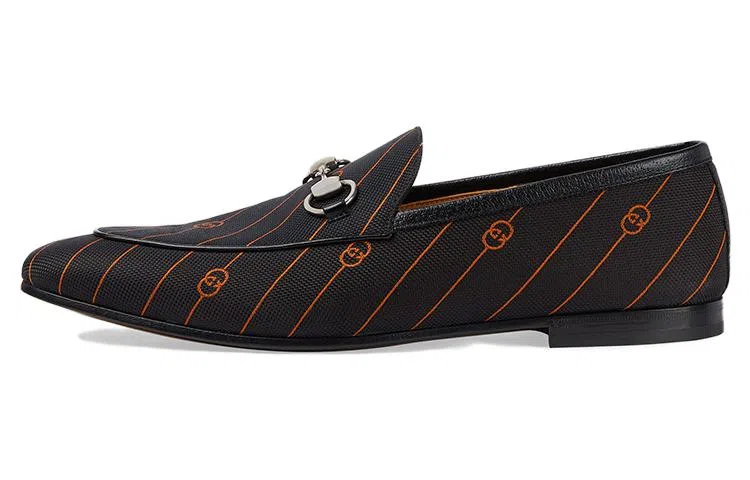GUCCI Jordaan Double G Loafers Black