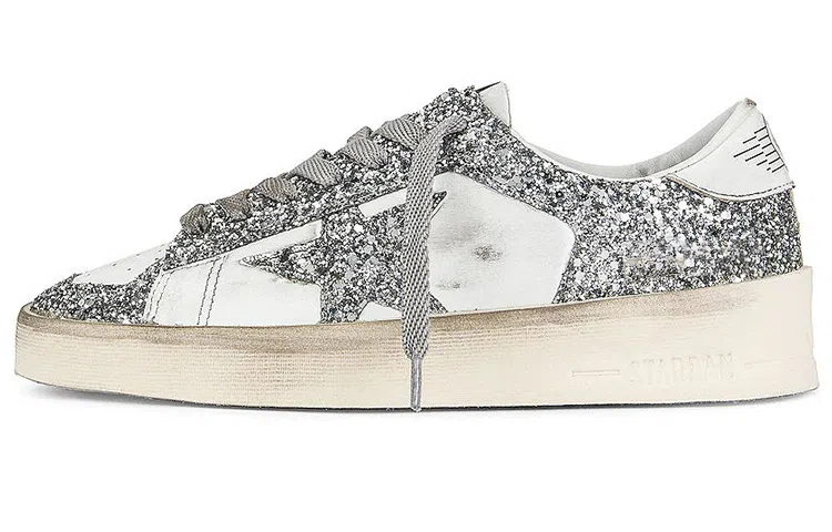 Golden Goose Stardan Silver White