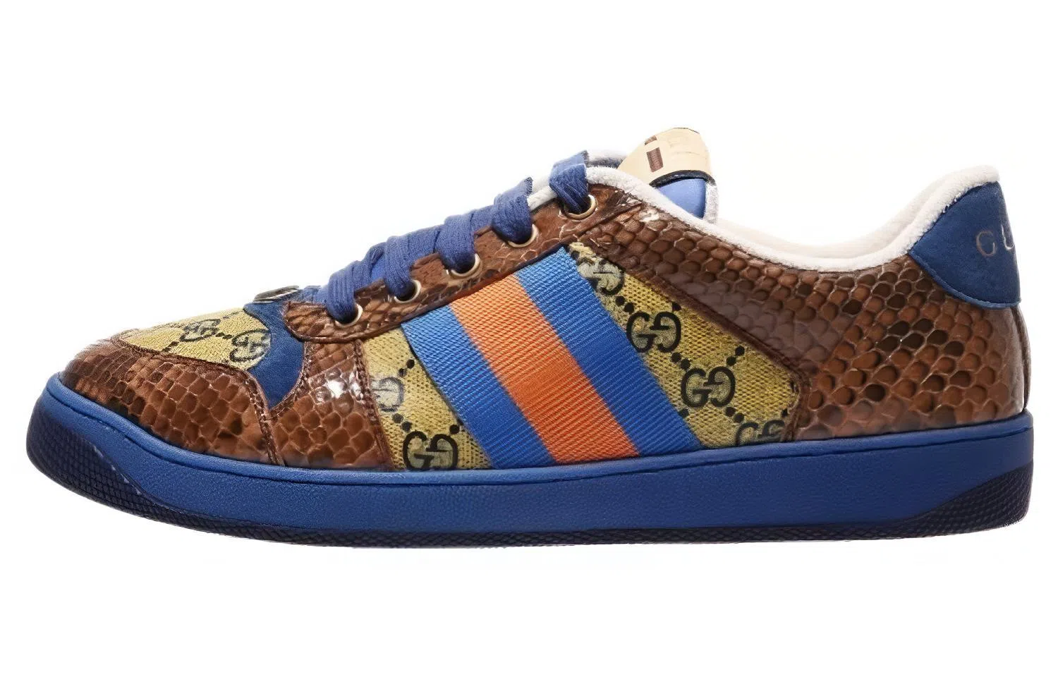 Gucci Low-Top Sneakers Blue Yellow