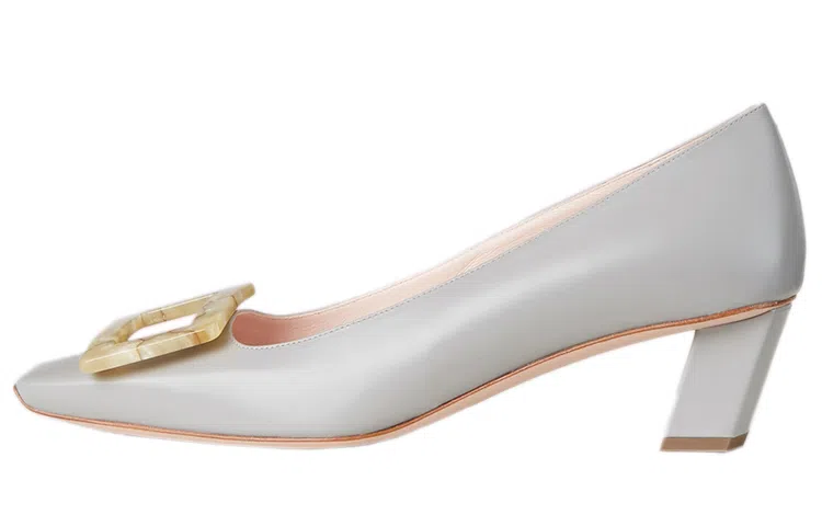 Roger Vivier Belle Vivier Motherpearl Buckle