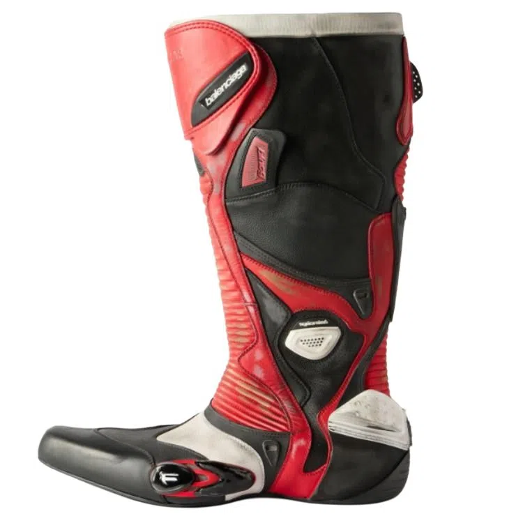 Balenciaga High Boots Red