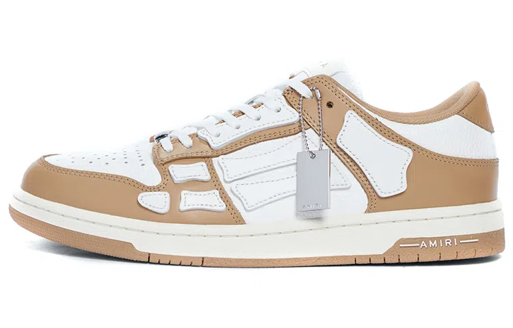 AMIRI Skel-Top Low Brown